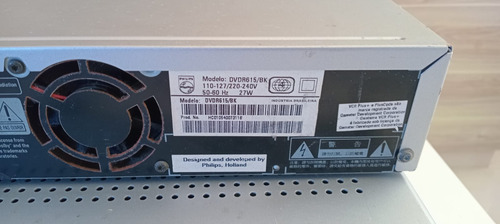 Gravador De Dvd E Receiver Philips -para Conserto - Prata (Usado)