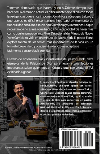 New York Minute Devocional: Cambia Tu Vida En Un Minuto De N
