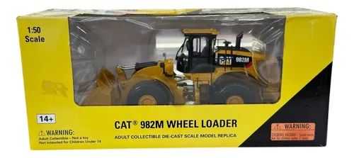 Miniatura Máquina Trator Caterpillar Cat 982m 1:50 | Parcelamento