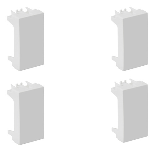Kit 4 Módulos Cego Cor Branco Simon - S30/35