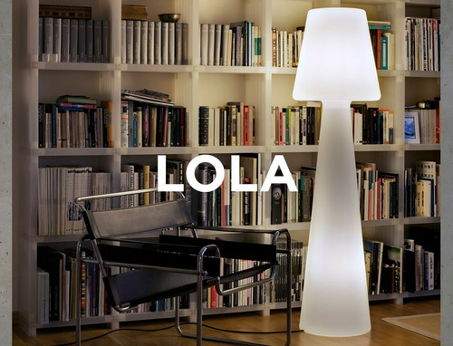 Lámpara Exterior Minimalista De Pie Lola 110 Led Resistente