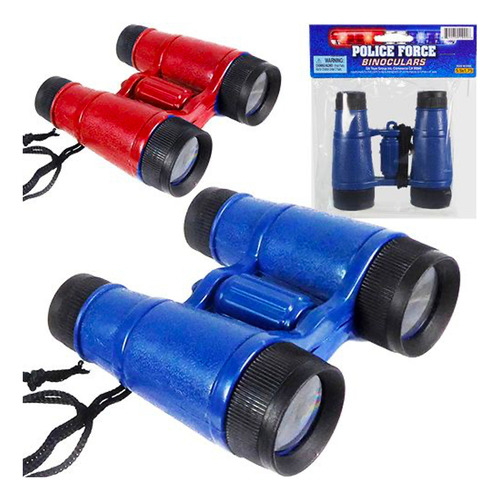 Binoculares Telescopio Policia Zoom Juguete Niños 6 Piezas Color Color Al Azar