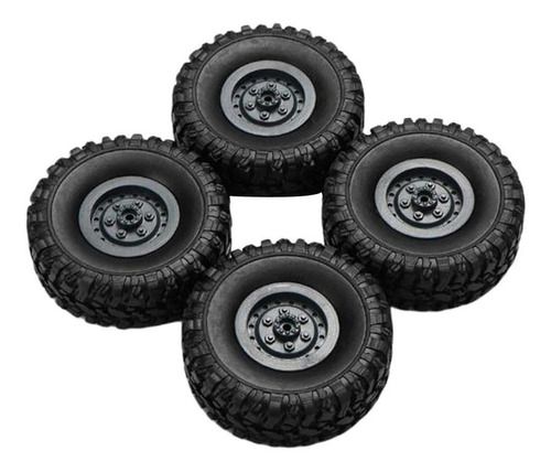 4 Piezas Neumáticos De Ruedas De Goma Para Wpl Mn Truck Rc