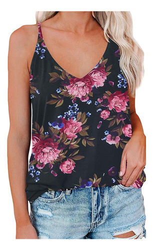 Blusa Tipo Jersey P Summer Para Mujer, Casual, Con Estampado