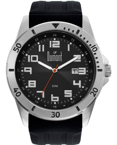Relógio Masculino Esportivo Dumont Original Silicone Barato