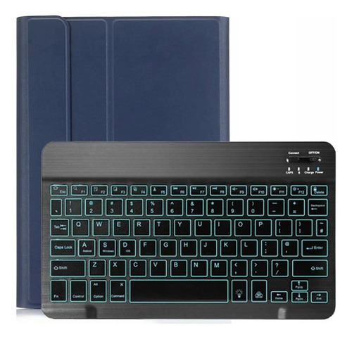 Funda De Teclado Retroiluminado Para iPad 5º 6º Aire 2 9.7