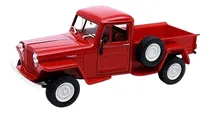 Comprar Jeep Estanciera Baqueano 1947 Escala 1:24 Welly Rojo S\u002Fcaja