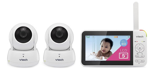 Vtech Vm924-2 Monitor De Video Remoto Pan-tilt-zoom De 2 Cám