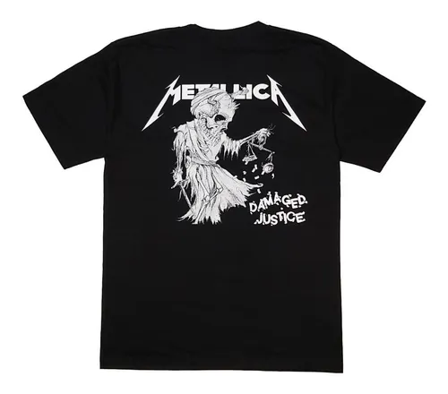 Playera Rock Metallica Damaged Justice Cuotas sin inter s