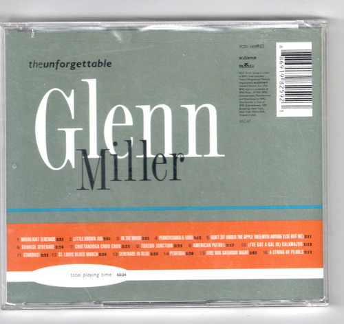 Fo2 Glenn Miller And His Orchestra Cd The Unfor Ricewithduck