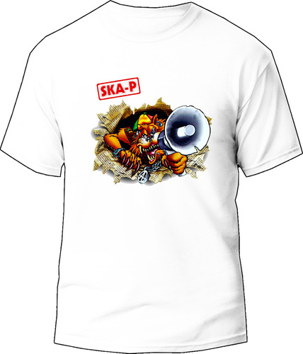 Camiseta Ska-p Ska Rock Metal Bca Urbanoz