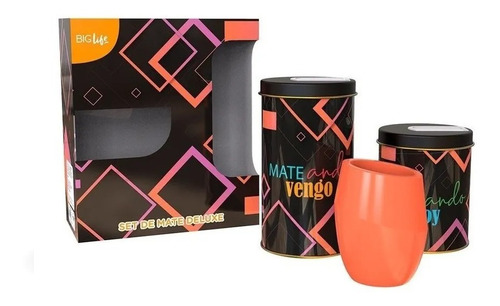 Set Matero Deluxe Yerbera Azucarera Mate Juego De Mate 