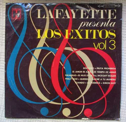 Lafayette Presenta Los Éxitos Vol. 3 (harmony 17.084)