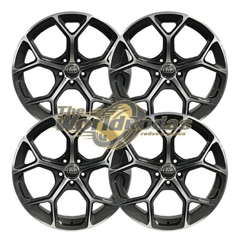 Jogo 04 Rodas Audi Rs5 2023 Aro 19 Grafite + 04 255/35/19'