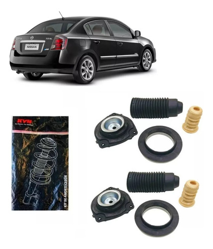 Kit Amortecedor Dianteiro Completo Sentra 2014 A 2021 Kayaba