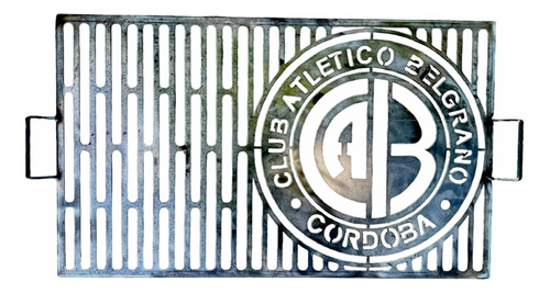 Fogonero Parrilla Cuadro Escudo Futbol - Belgrano Marca Rp