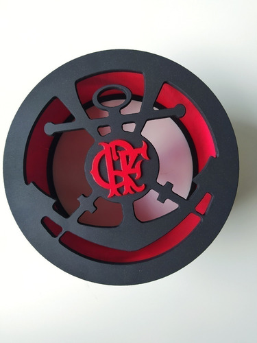 Carretilha De Pipa - Flamengo - Catraca - Madeira - Mdf -