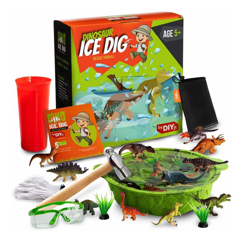 Dinobot Diy Jr Dinosaur Ice Dig  Kit Educativo De Ex Kqp