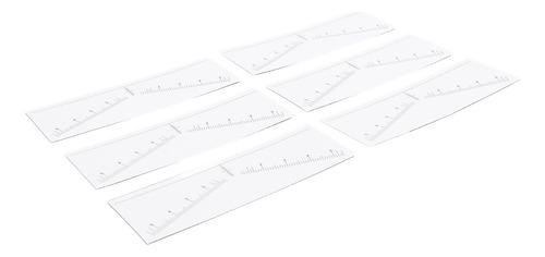 Adesivos Brow Ruler, 100 Folhas, Estênceis Descartáveis Para