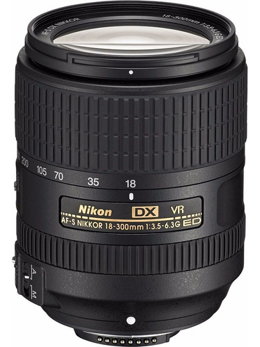 Objetivo Nikon Af-s Dx Nikkor 18-300mm F/3.5-6.3g Ed Vr