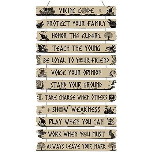 Signo De Vikingo Nórdico Código Vikingo Decoración D...