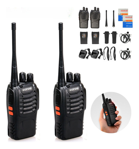 Radio Transmisor Bf888s Frecuencia 400-470mhz Walkie Talkie