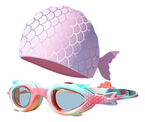 Juego De Gafas De Natación (plp), Gorros De Natación For Ni