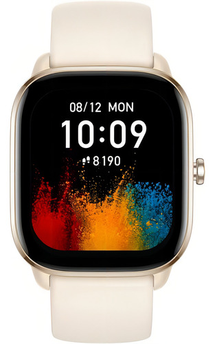 Smartwatch Amazfit Gts 4 Mini Moonlight White C/ Nota Fiscal Cor Da Pulseira Branco Cor Da Caixa Branco Cor Do Bisel Branco
