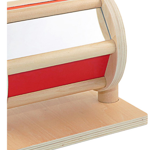 Materiales Montessori Rolling Rainbow Drum Toys Roller