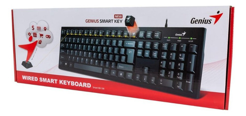 Teclado De Una Mano Genius Smart Kb-100 Qwerty Español