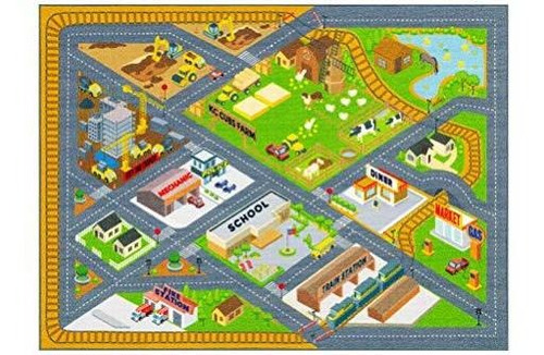 Kc Cubs Playtime Collection Country Farm Road Map Con Sitio 