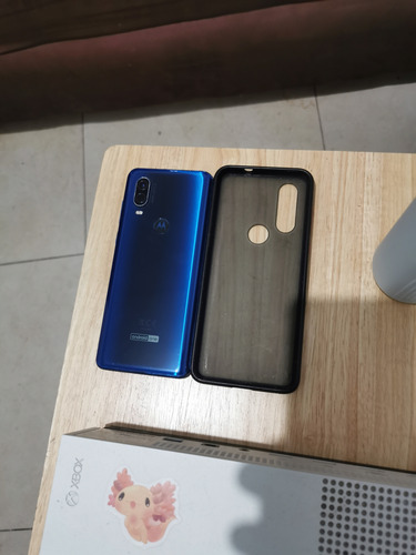 Motorola One Vision Dual Sim 128 Gb Azul Zafiro 4 Gb Ram En Perfectas Condiciones Envío A Toda La República (Usado)