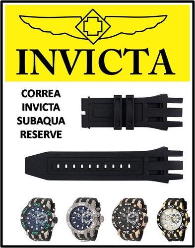 Correa Reloj Invicta Modelo Subaqua Reserve Nueva Y Original