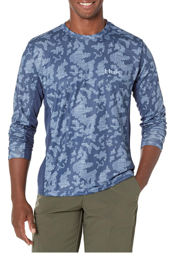 Camisa De Manga Larga Huk Icon X Camo | Camisa De Pesca De A