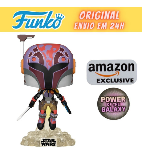 Funko Pop Star Wars Sabine Wren W/ Darksaber - Exclusivo 547