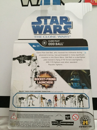 Clone Pilot Odd Ball Clone Wars Cw # 11 3.75 Star Wars (Usado)