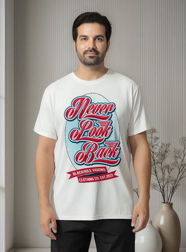 Playera Never Pook Back Diseño 40 Frases Playeras Beloma