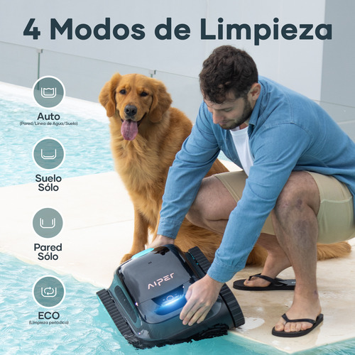Robot Limpia Piscinas Autónomo Aiper Scuba S1 Aspirador