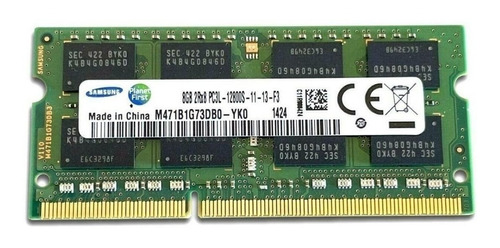 Memoria RAM color verde 8GB 1 Samsung M471B1G73QH0-YK0