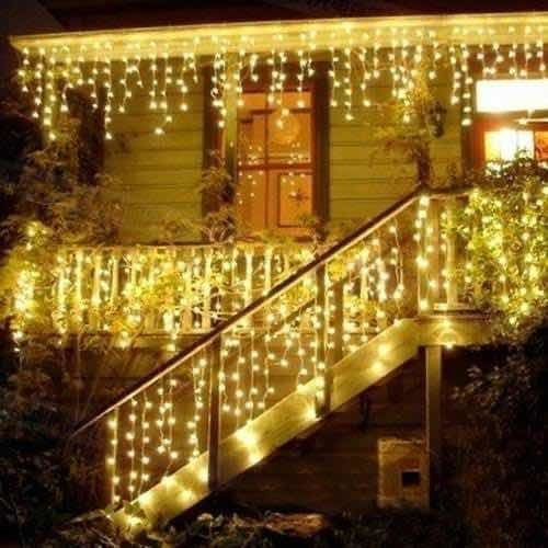 Imagen 5 de 5 de Luces Navideñas Cascadas Lluvia Led - Navidad Oferta