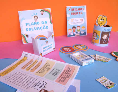 Kit De Recursos Visuais Bíblicos - Plano Da Salvação