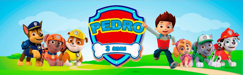Imagem 2 de 2 de Rótulo Lata 400/ 800g Patrulha Canina - 30 Unidades