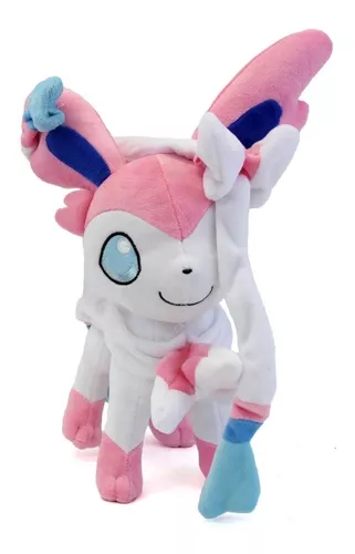 Sylveon Pokémon Pelúcia Evolução Eevee 30cm Pronta Entrega