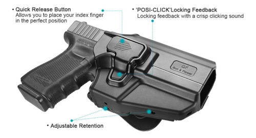 Imagen 2 de 9 de Holster Funda Per Fit Universal