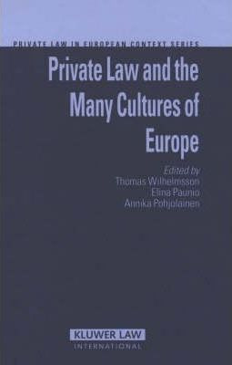 Libro Private Law And The Many Cultures Of Europe - Thoma...