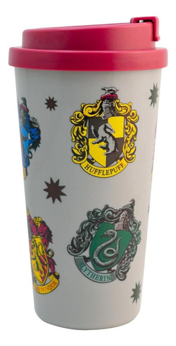 Vaso Para Cafe Con Tapa Minnie, Harry Potter, Stitch 500 Ml