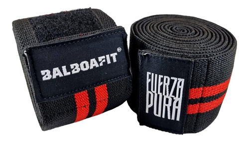 Vendas De Rodillas 200cm Balboafit Powerlifting Boxeo Gym Color Rosa