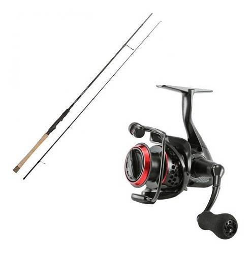 Kit Pesca Salmon Trucha Rio/lago Carrete Okuma C35 8r +caña 