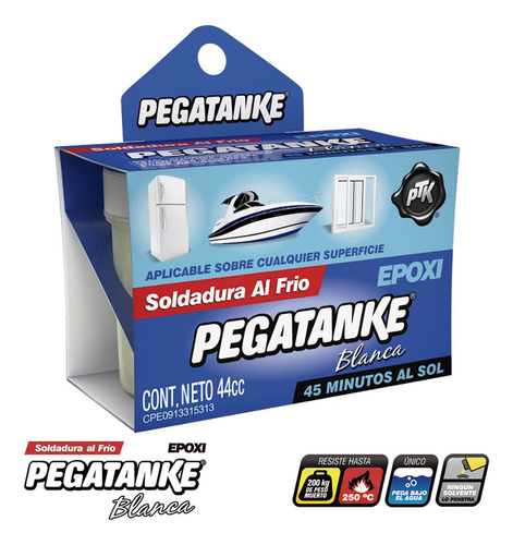 Pegamento Pegatanke Blanco 44cc