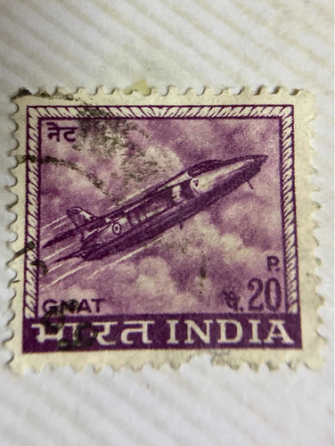 Sello Postal De India De 1967  Aviones